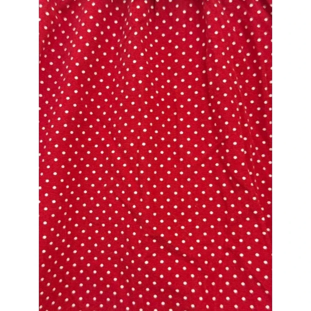 Gymboree Strawberry Dress 18-24 Months Red Polka Dot Green Collar Cotton Cute